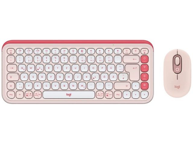 LOGITECH POP Icon Combo US tastatura rose
