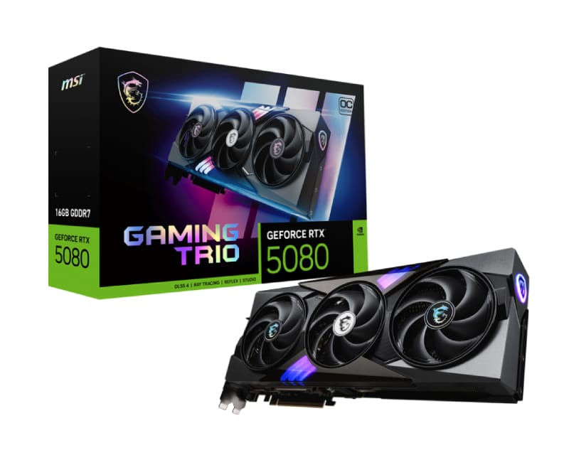 MSI nVidia GeForce RTX 5080 16GB 256bit GeForce RTX 5080 16G GAMING TRIO OC grafička karta