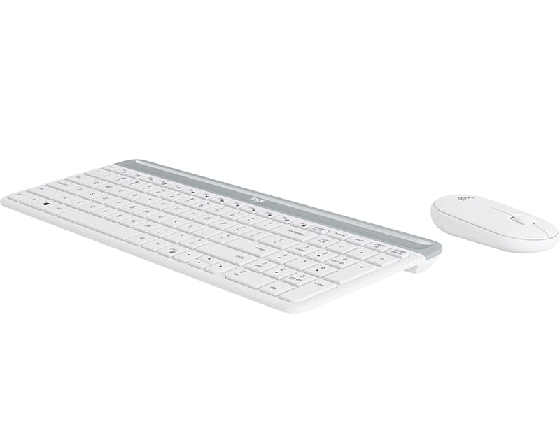 LOGITECH MK470 Wireless Desktop US bela tastatura + miš